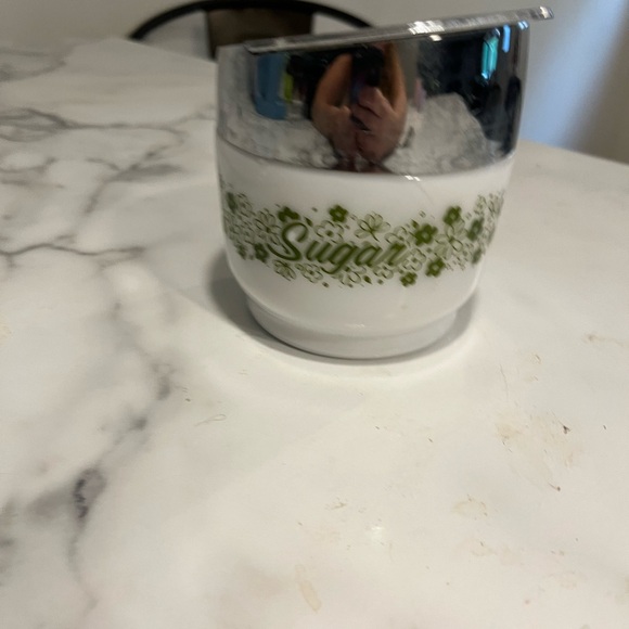 Vintage Corelle crazy Daisy sugar bowl - Picture 2 of 9